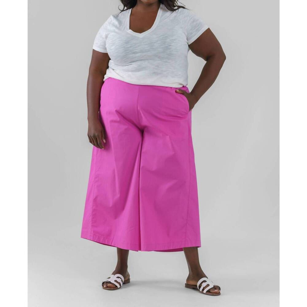 NEW BITTE KAI RAND paper poplin pants in flamingo